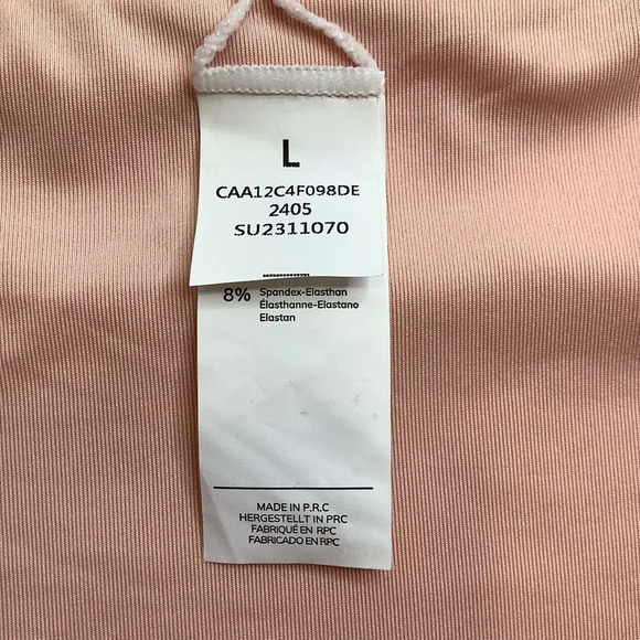 CUPSHE Colorblock One Shoulder Bikini Top & High Rise Bottoms Set - Picture 16 of 16